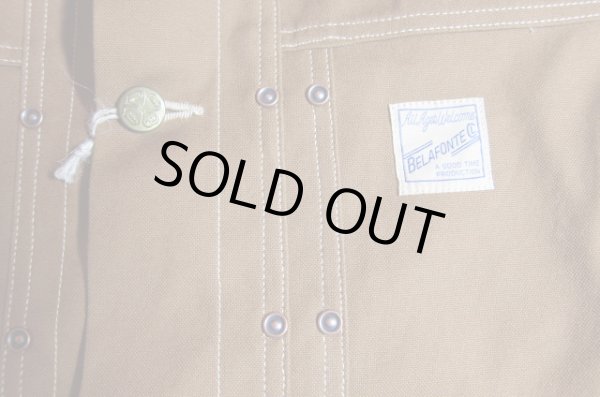 画像6: BELAFONTE/RAGTIME CANVAS JACKET  BROWN