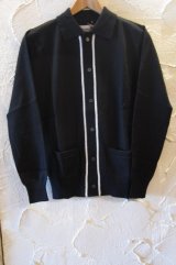 画像: (SALE 40%OFF) COREFIGHTER/KNIT POLO CARDIGAN  BLACKxOFF.WHITE