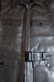 画像6: (SALE 35%OFF) RATS/40's LEATHER COAT  BLACK