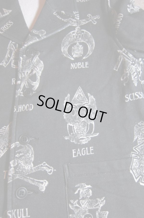 画像4: GANGSTERVILLE ギャングスタービル/SHAVING JACKET  BLACK