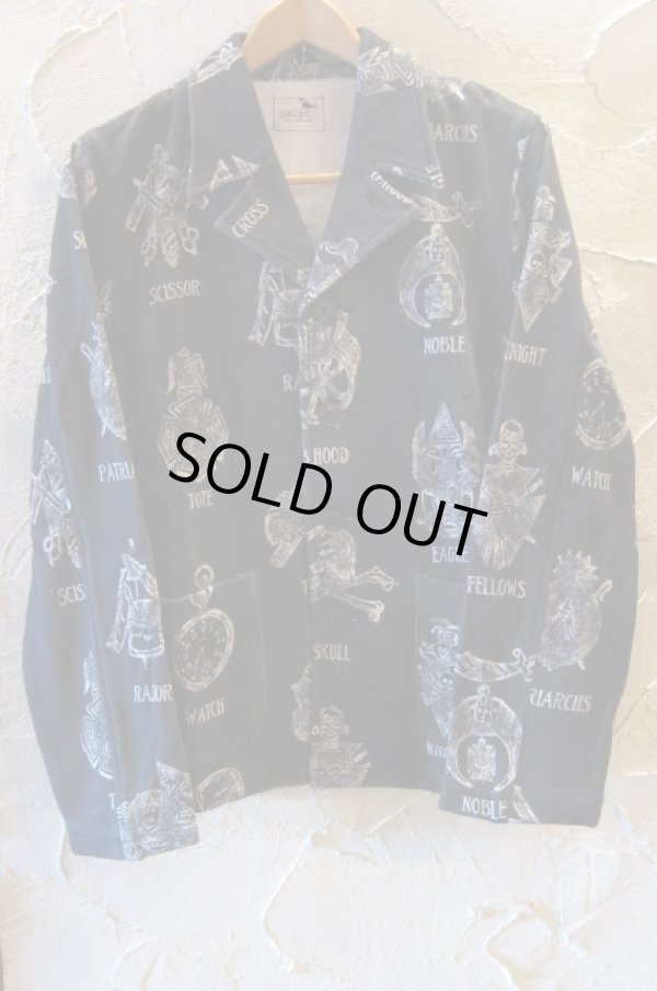 GANGSTERVILLE ギャングスタービル/SHAVING JACKET BLACK GANGSTERVILLE