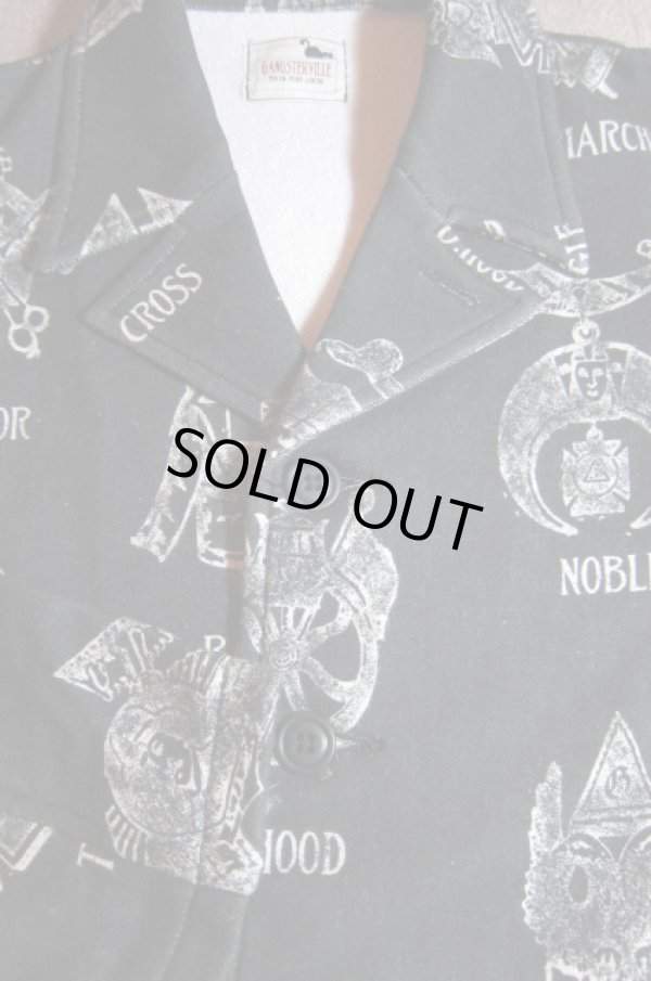 画像3: GANGSTERVILLE ギャングスタービル/SHAVING JACKET  BLACK