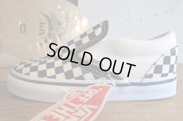 画像2: VANS KIDS/CLASSIC SLIP-ON BLACK＆WHITE CHECKERBOARD WHITE