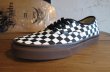 画像1: VANS/AUTHENTIC CHECKERBOARD BLACKｘWHITE