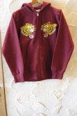 画像1: (先行予約） COREFIGHTER/EXCEL  ZIP UP HOODY  BURGUNDY