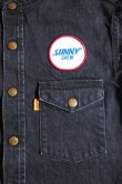 画像4: SUNNY C SIDER/STAND VEST SHIRTS WASH BLACK