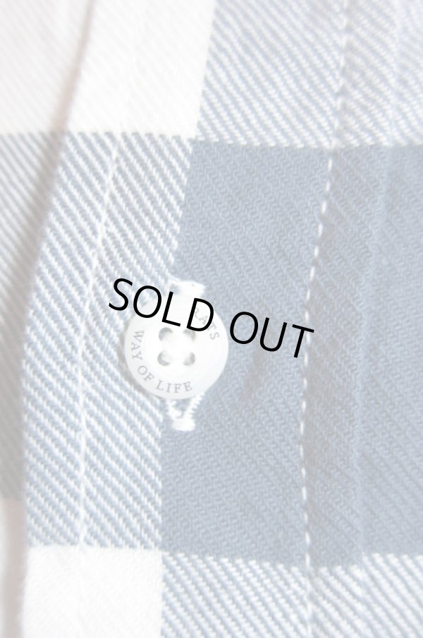 画像6: RATS/BUFFALO CHECK SHIRTS WHITEｘGRAY