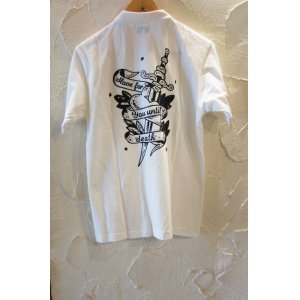 画像: (SALE 35%OFF) ACOUSTIC/DAGGER S/S POLO  WHITE