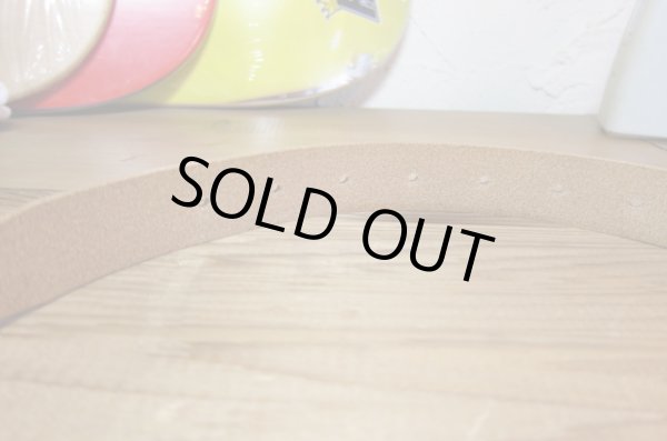 画像5: ROTTWEILER/BASIC LEATHER BELT  NATURAL