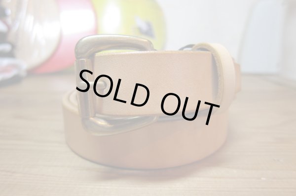 画像2: ROTTWEILER/BASIC LEATHER BELT  NATURAL