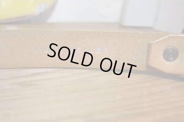 画像4: ROTTWEILER/BASIC LEATHER BELT  NATURAL