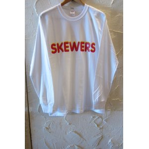 画像: (SALE40%OFF) SKEWERS/L/S TEE  WHITE