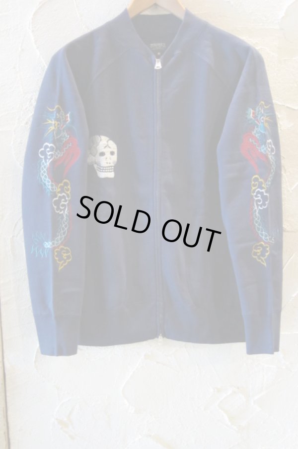 画像2: TOYO ENTERPRISE /ZIP SUKA SWEAT SNAKE&SKULL  NAVY