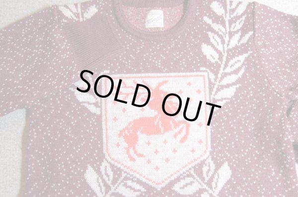 画像4: BELAFONTE/RT DEER EMBLEM SWEATER  BURD