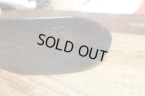 画像5: （再入荷）BELAFONTE/RT LEATHER BELT BLACK