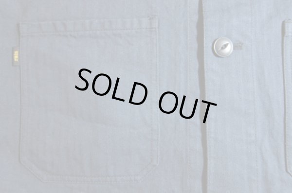 画像5: RATS/STAND COLLAR HERRINGBONE SH  BLACK