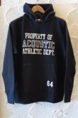 画像1: ACOUSTIC/PROPERTY PULL HOODY  BLACK