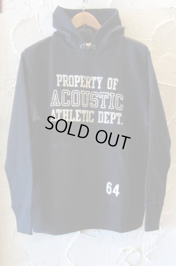 画像1: ACOUSTIC/PROPERTY PULL HOODY  BLACK