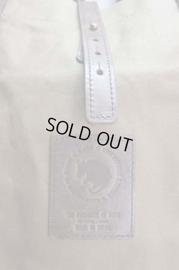 画像4: RATS/xPORTER TOTE BAG  KHAKIxBROWN