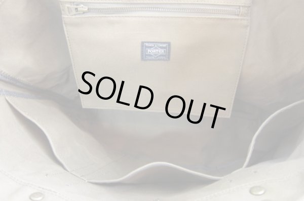 画像7: RATS/xPORTER TOTE BAG  KHAKIxBROWN