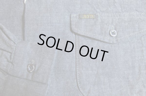 画像5: RATS/CORDURY COLLAR SHIRT  INDIGO