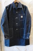 画像2: BELAFONTE/RAGTIME DENIM SHOP COAT  DENIM