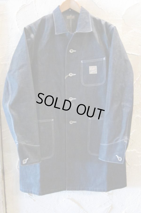 画像2: BELAFONTE/RAGTIME DENIM SHOP COAT  DENIM