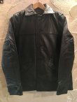 画像1: PUBLIC HLD/LEATHER CARCOAT  BLACK