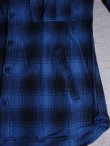 画像4: GRN/INDIGO OMBRER CHECK CPO JKT  BLUE