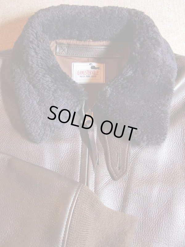 画像3: GANGSTERVILLE(ギャングスタービル)/G-1 COWHIDE  BROWN