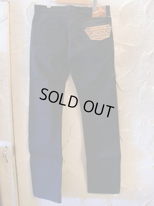 画像2: SUGAR CANE/13oz BLACK DENIM TYPIII MODEL  BLACK
