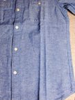 画像4: (再入荷)VINTAGE EL/C/L CHAMBRAY SHIRTS  SAX