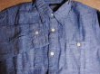 画像3: (再入荷)VINTAGE EL/C/L CHAMBRAY SHIRTS  SAX