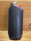 画像1: (再アップ） SUNNY C SIDER/LEATHER LIGHTER CASE BIG  BLACK