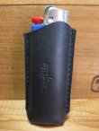 画像2: (再アップ） SUNNY C SIDER/LEATHER LIGHTER CASE BIG  BLACK