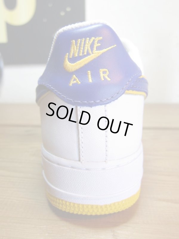 画像3: NIKE/AIR FORCE I  WHITE レイカーズカラー