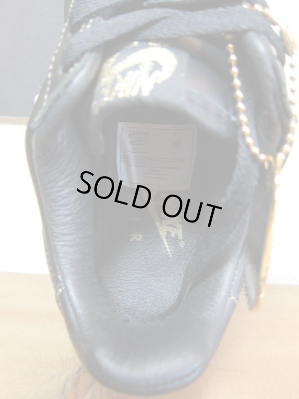 画像6: NIKE/AIR FORCE I BLACKxBLACK METALIC GOLD