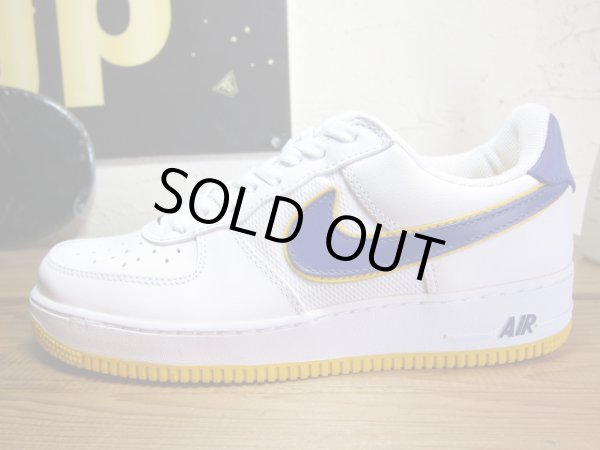 画像2: NIKE/AIR FORCE I  WHITE レイカーズカラー