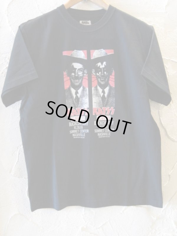 画像1: RATS/RATSS PRINT T  BLACK