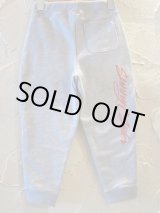 画像: (SALE 35%OFF) SUNNY C SIDER/RACING KID'S SWEAT PANTS  GRAY