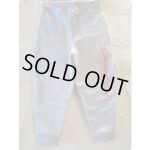 画像: (SALE 35%OFF) SUNNY C SIDER/RACING KID'S SWEAT PANTS GRAY
