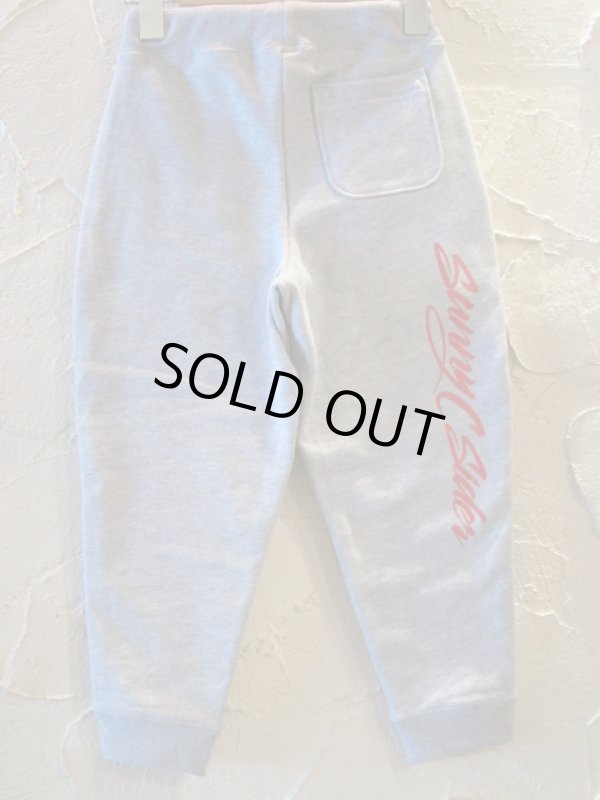 画像1: (SALE 35%OFF) SUNNY C SIDER/RACING KID'S SWEAT PANTS  GRAY