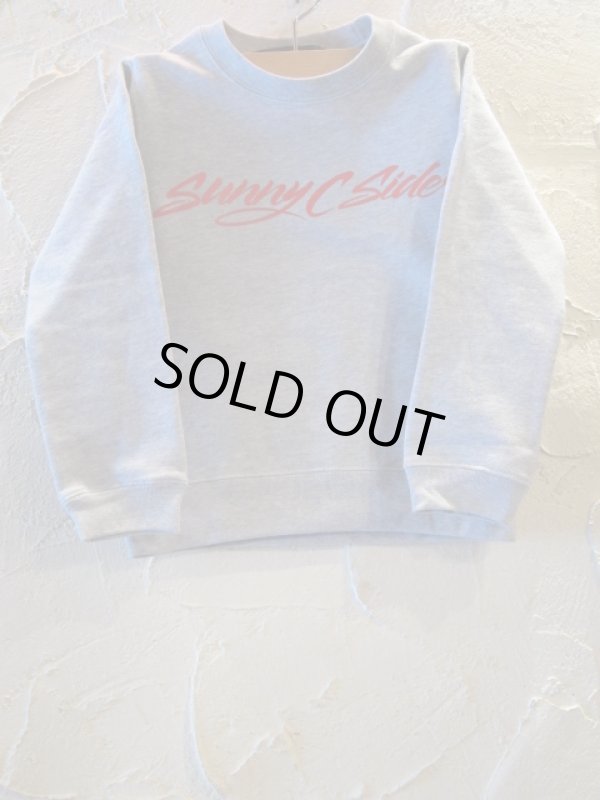 画像1: (SALE 35%OFF) SUNNY C SIDER/RACING KID'S SWEAT  GRAY