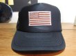 画像1: BELIVE/US FLAG MESH CAP  BLACKxMONOCHRO