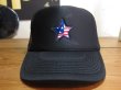 画像1: BELIVE/US STAR MESH CAP  BLACKxBLUE