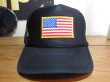 画像1: BELIVE/US FLAG MESH CAP  BLACK