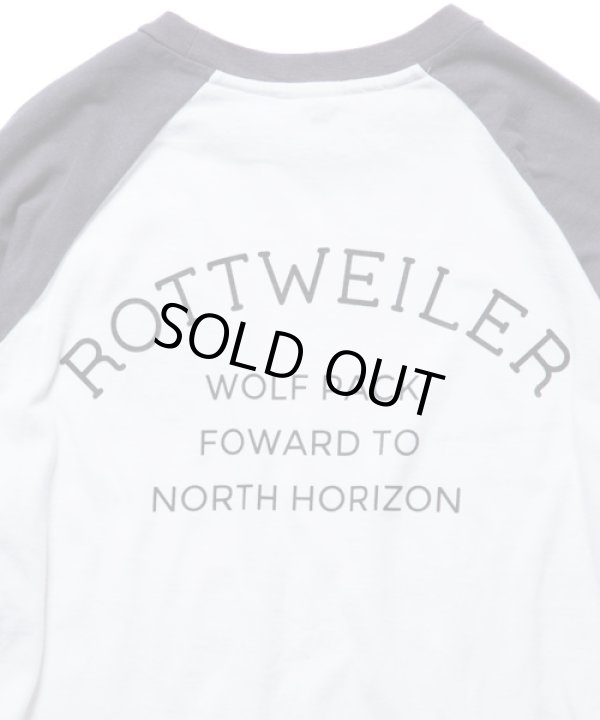 画像7: ROTTWEILER/USED RAGLAN 3/4 T  WHITExGREY