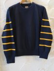 画像2: BELAFOTE/RT STRIPE JERSEY 69  NAVYxGOLD