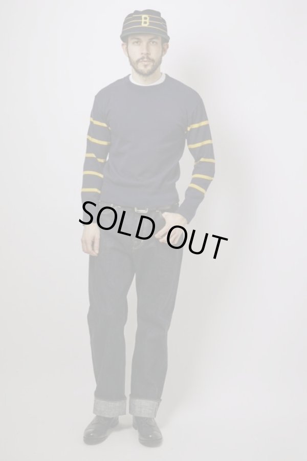 画像6: BELAFOTE/RT STRIPE JERSEY 69  NAVYxGOLD