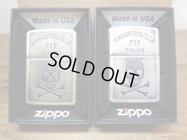 画像5: GANGSTERVILLE(ギャングスタービル)/THUG ZIPPO SKULL  BRASS